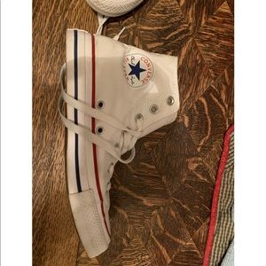 White High Top Converse